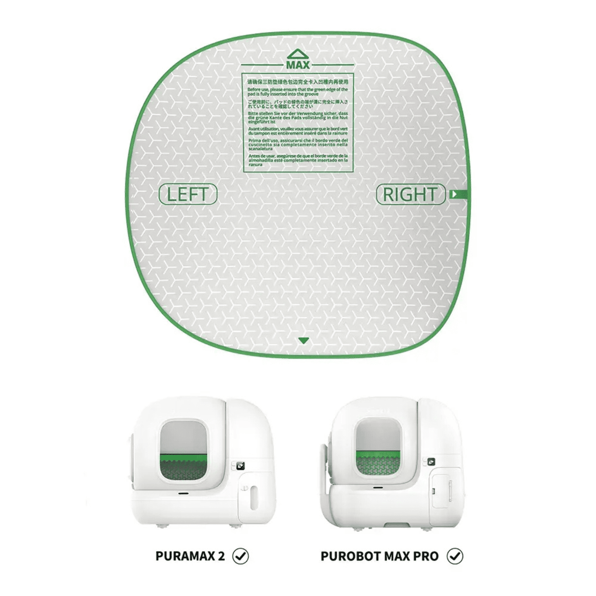 PETKIT Katzenklo Unterlage Pura Max 2 Purobot Max Pro rutschfest wasserfest