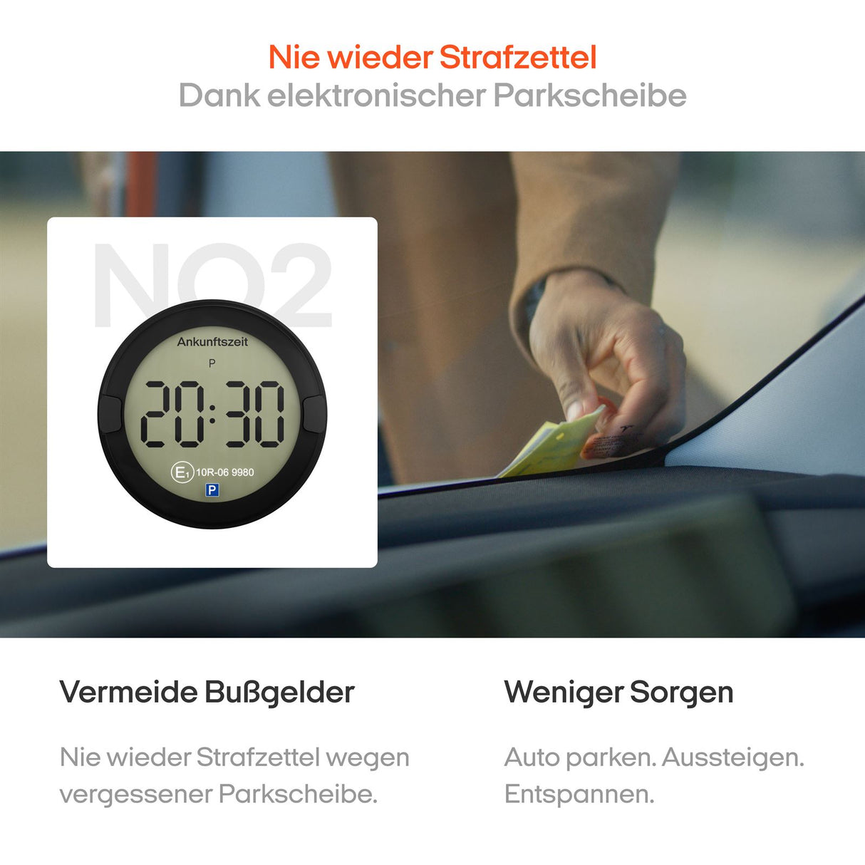 ooono P-Disc No2 - digitale Parkscheibe