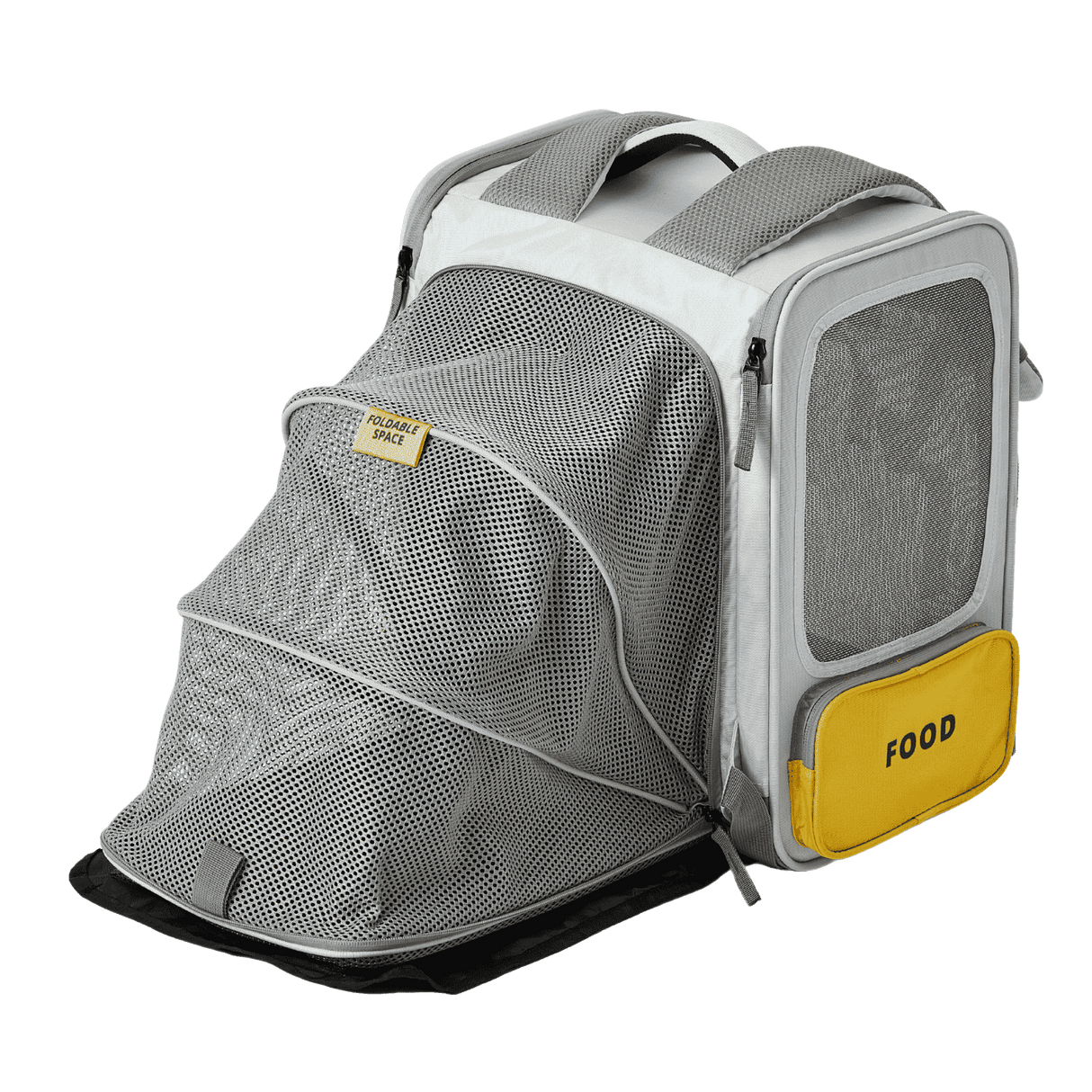 PETKIT Breezy xZone Katzenrucksack Transporttasche mit Lüfter Grau