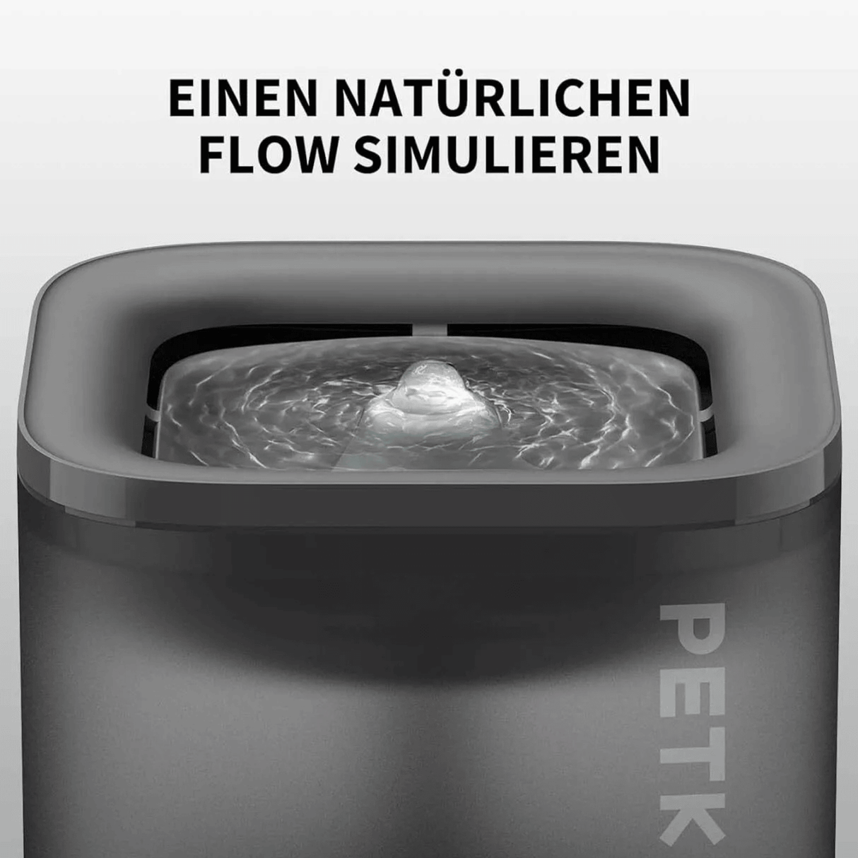PETKIT Eversweet Solo SE Katzenbrunnen leise, Trinkbrunnen Grau