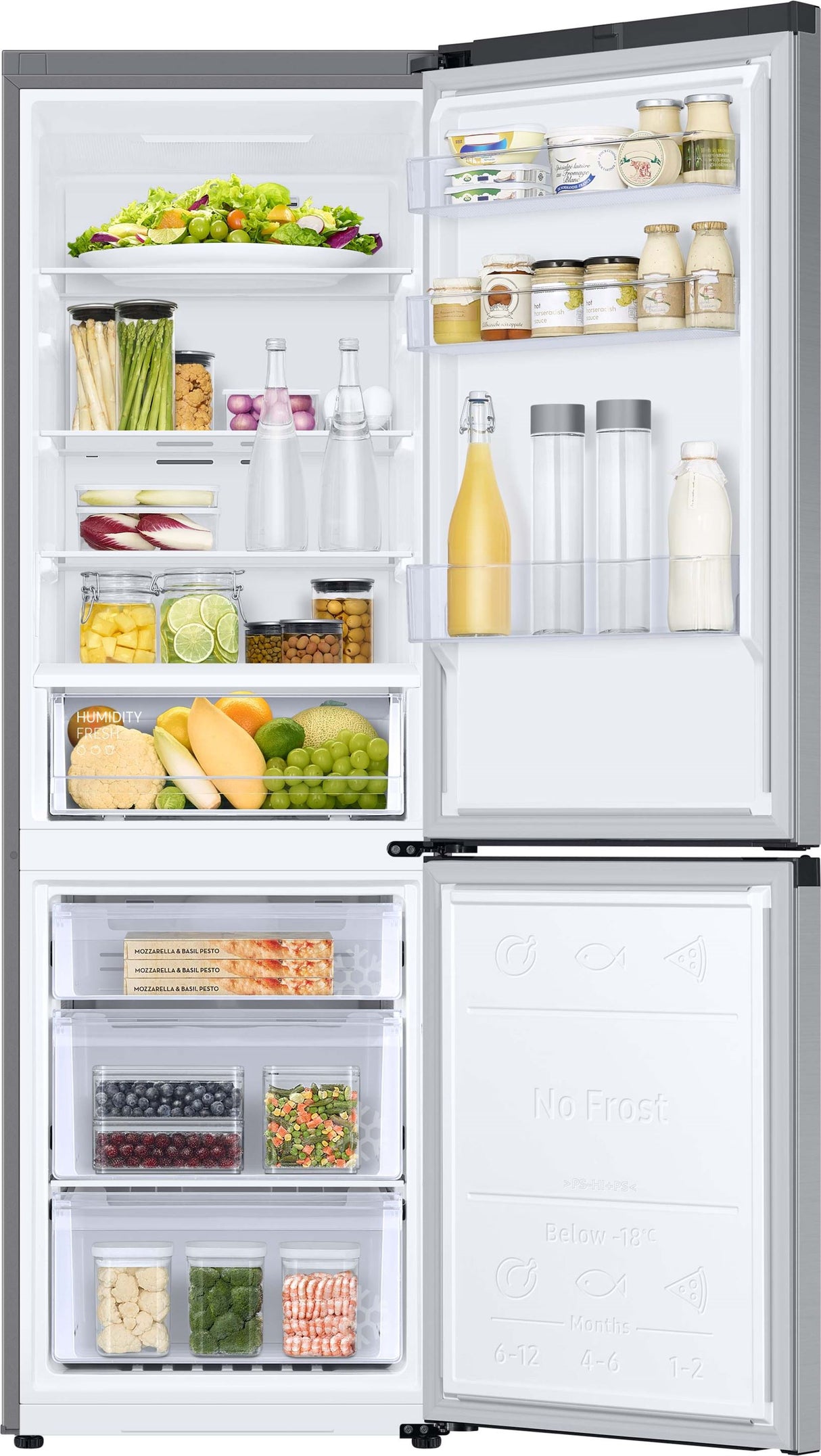 Samsung Kühl-/Gefrierkombi RL-34C600CSA/EG 344l Gesamtvolumen