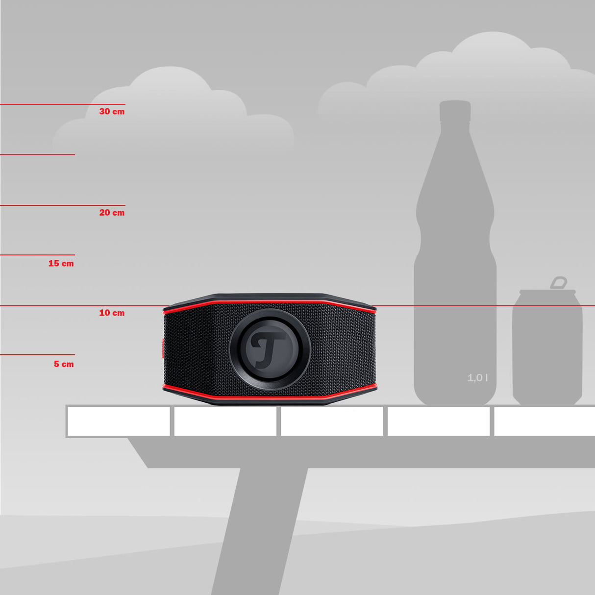 Teufel Bluetooth-Speaker Rockster Go schwarz