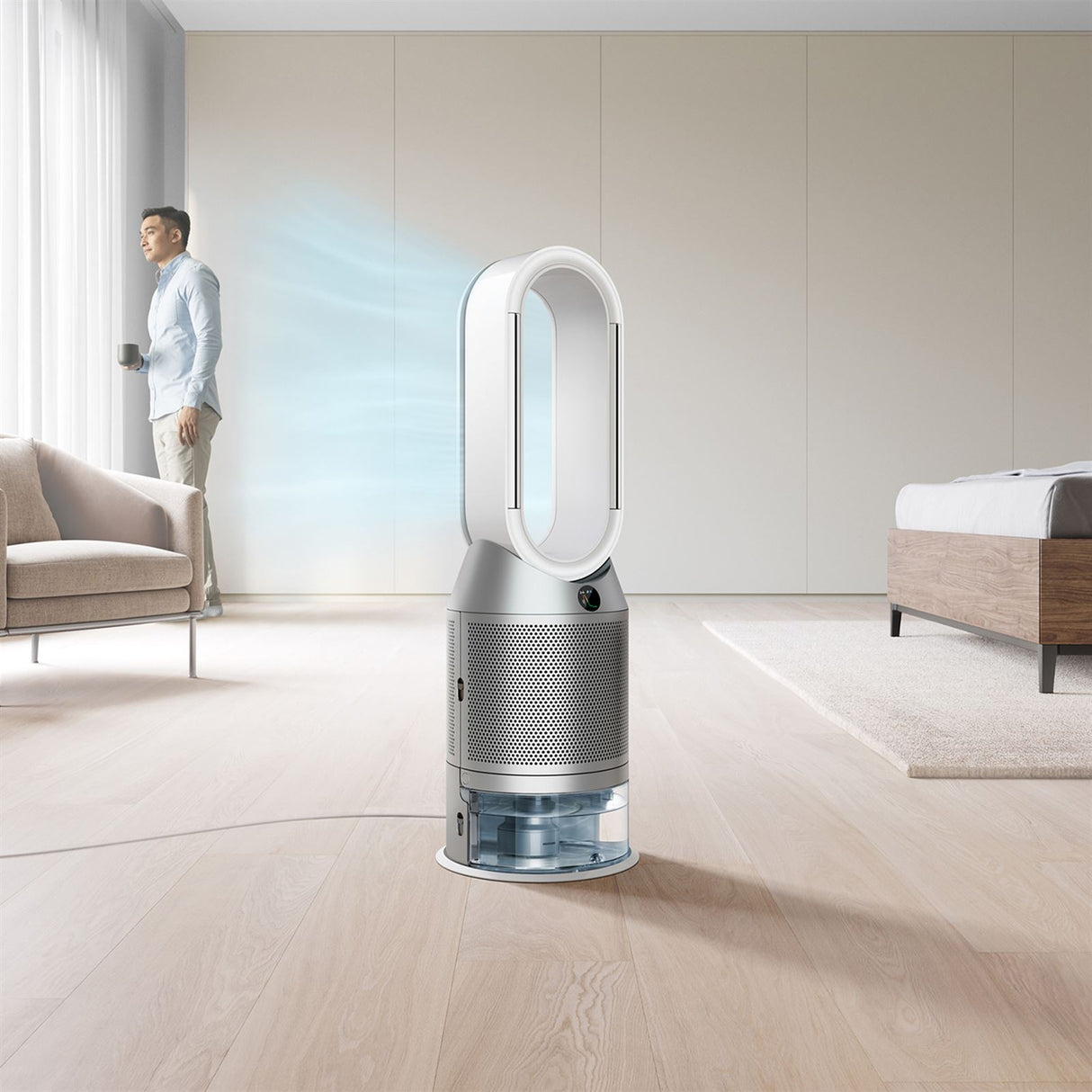 Dyson PH3A Purifier Humidify + Cool Autoreact Luftbefeuchter/Luftreiniger - Weiß/Silber