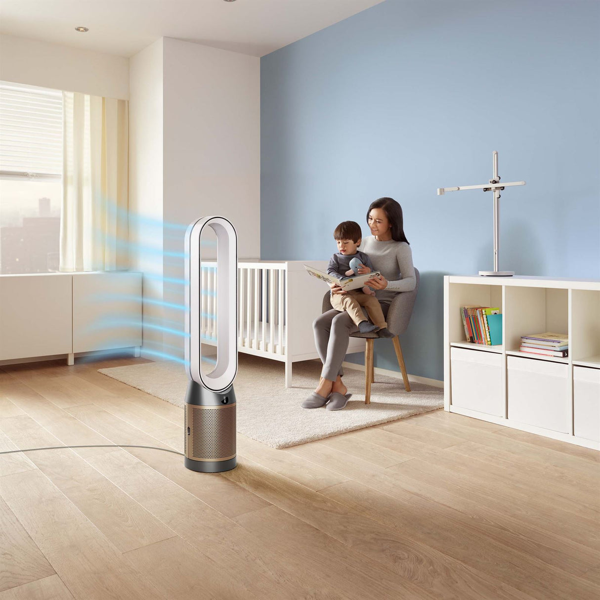 Dyson TP09 Purifier Cool Formaldehyde Pro Luftreiniger/Ventilator - Weiß/Gold