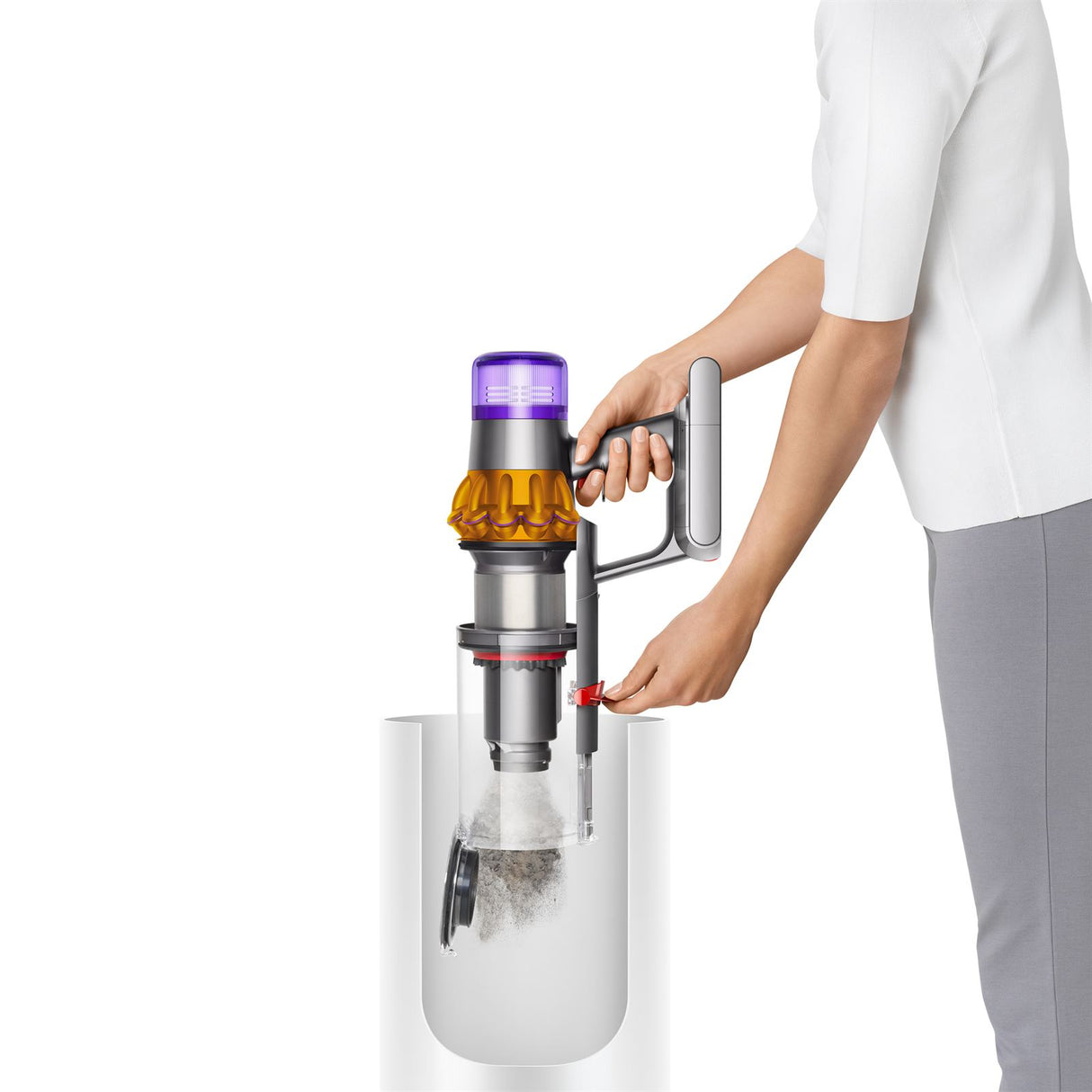 Dyson V15 Detect Absolute - Nickel Satin Gelb/Glanz Nickel