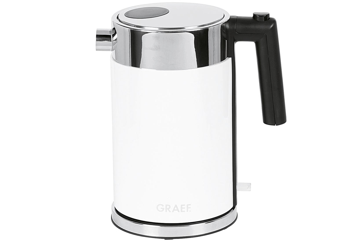 GRAEF Wasserkocher WK61EU 1,5 l 2000 W Edelstahl/weiß