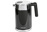 GRAEF Wasserkocher WK62EU 1,5 l 2000 W Edelstahl/schwarz