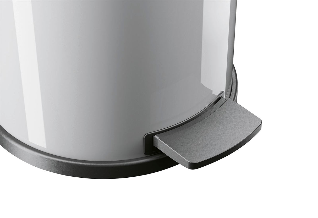 HAILO Tret-Mülleimer Solid M 18l Ø28cm silber Inneneimer verzinkt