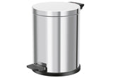 HAILO Tret-Mülleimer Solid M 12l Ø28cm Edelstahl Inneneimer verzinkt