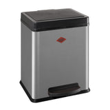 WESCO Treteimer Ökosammler 2x10ltr. 43cm silber