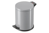 HAILO Tret-Mülleimer Solid M 12l Ø28cm silber Inneneimer verzinkt