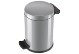 HAILO Tret-Kosmetikeimer Solid S 4l Ø18cm silber