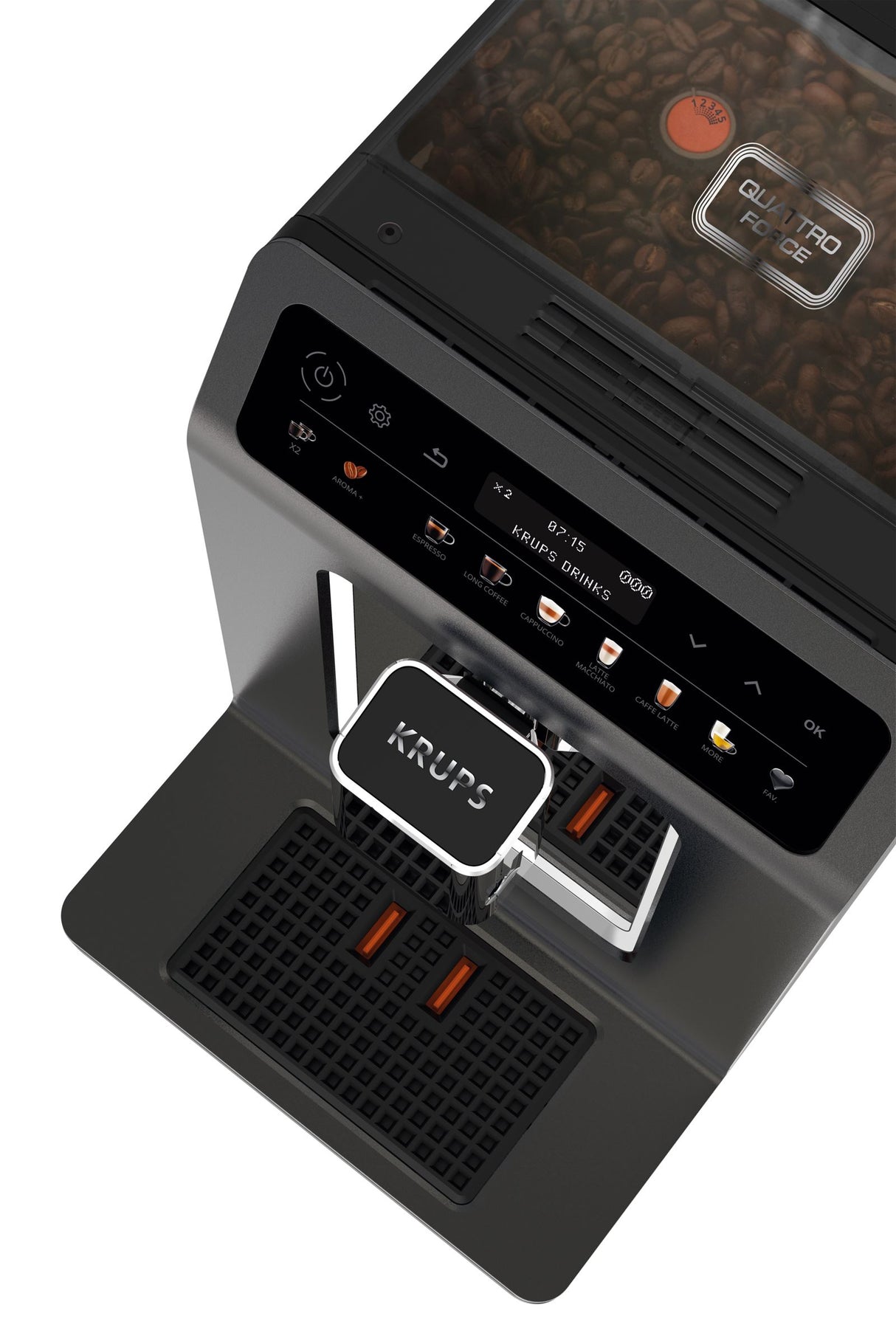 Krups Evidence One Doppel-Cappuccino Kaffeevollautomat