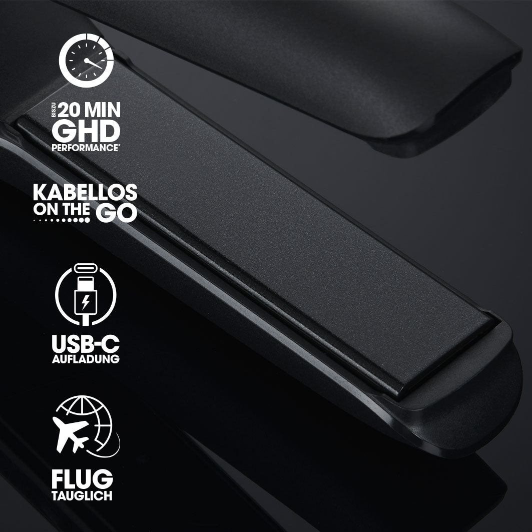 ghd Glätteisen unplugged Styler schwarz
