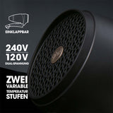 ghd Reisehaartrockner flight schwarz