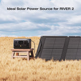 EcoFlow Solarpanel tragbar schwarz 60 W-0% MwSt. (gem. � 12 Abs. 3 UStG)
