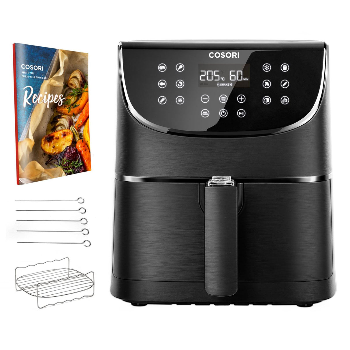 Cosori Heißluftfritteuse 5,5l Fassungsvermögen CP158-AF-RXB