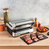 Tefal OptiGrill 4 in 1, silber (inkl. Backschale)