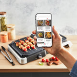 Tefal OptiGrill 2 in 1, silber