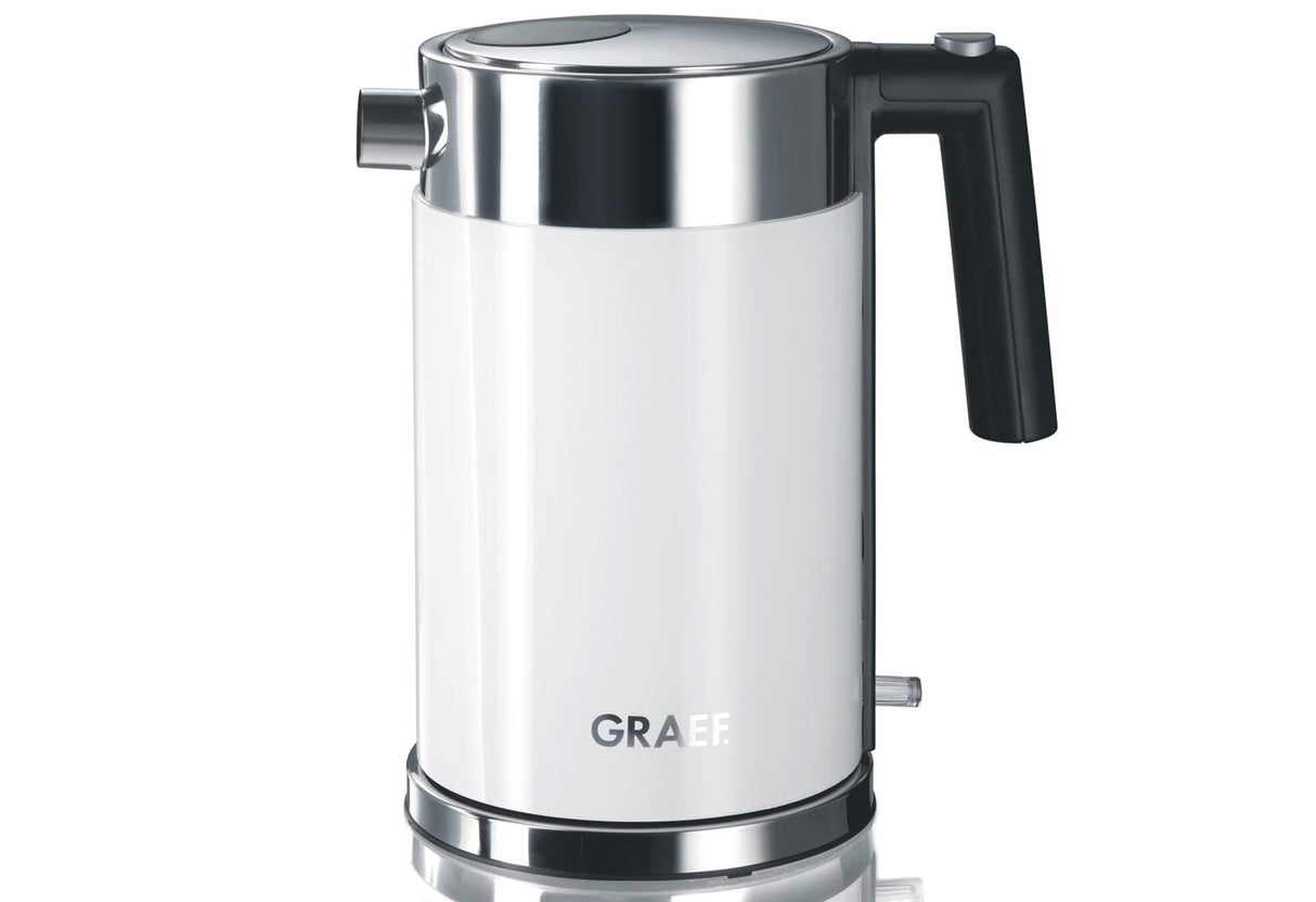 GRAEF Wasserkocher WK61EU 1,5 l 2000 W Edelstahl/weiß