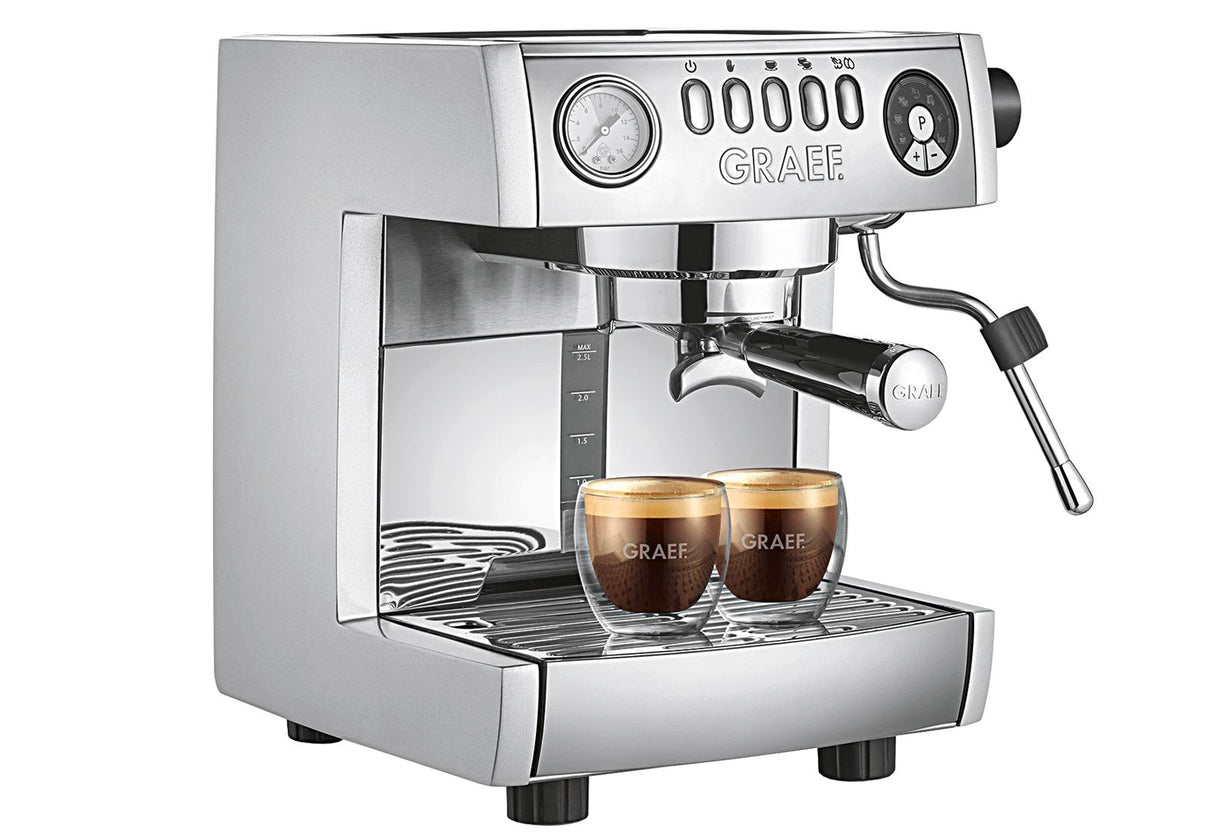 GRAEF ES850 Espressomaschine Siebträger 1470 W Edelstahl/Alu