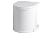 WESCO Einbau-Abfalleimer 11 l 30cm weiß