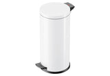 HAILO Tret-Mülleimer Solid M 18l Ø28cm weiß Inneneimer verzinkt