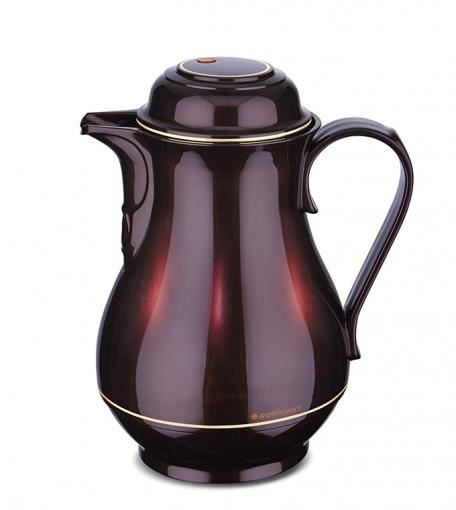 ROTPUNKT Isolierkanne Coffee-Butler Kunststoff 1 l black cherry