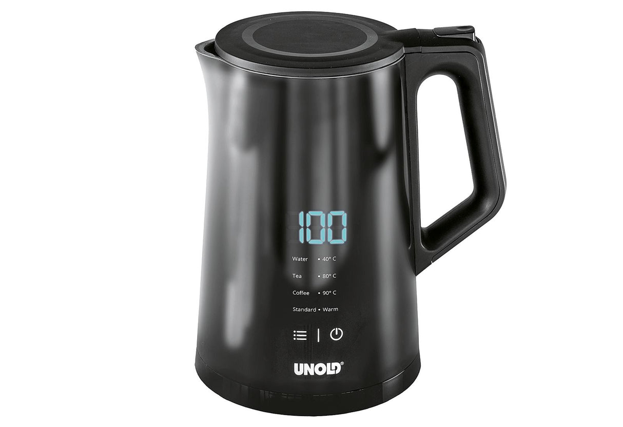 UNOLD Blitzwasserkocher Edelstahl Digital