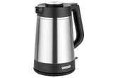 UNOLD Thermowasserkocher 1,5l schwarz/Edelstahl