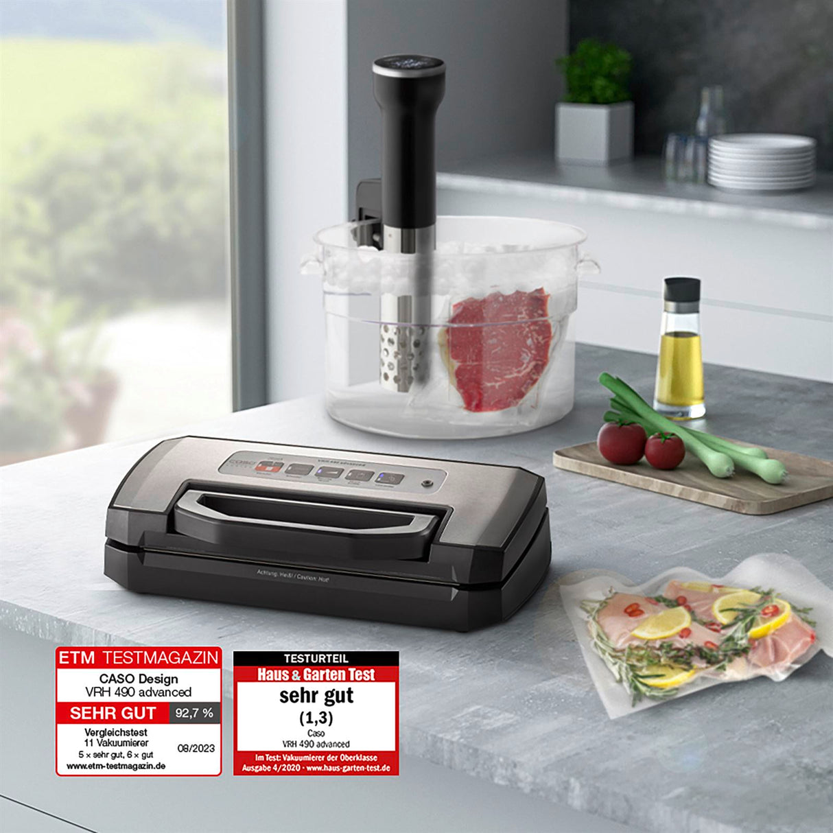 CASO Vakuumiergerät VRH 490 advanced