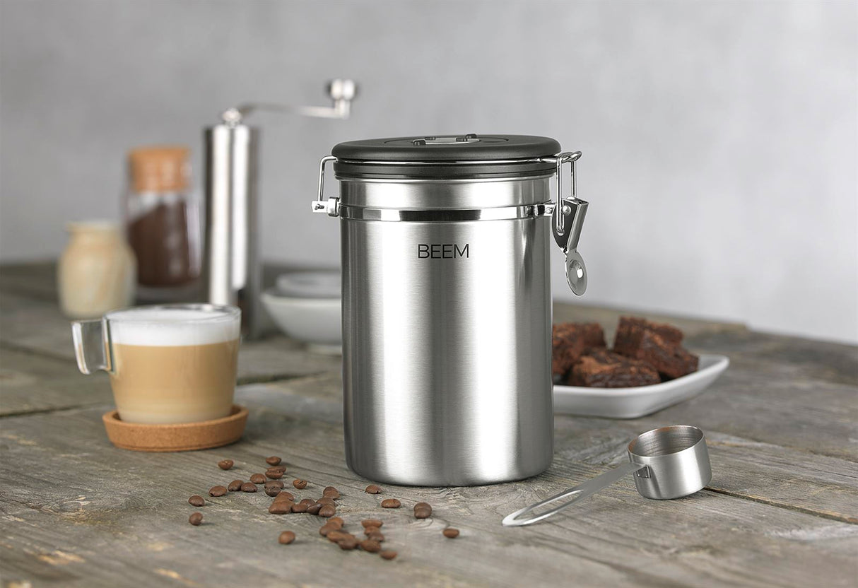 BEEM Kaffeedose 1,9l Edelstahl/schwarz