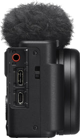 Sony Vlog-Kamera ZV-1 II - verstellbares Display für Vlogging, Ultraweitwinkel-Zoomobjektiv, 4K Video, multidirektionales Mikrofon