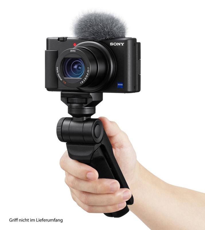 Sony Vlog-Kamera ZV-1 - seitlich klappbares Selfie-Display für Vlogging