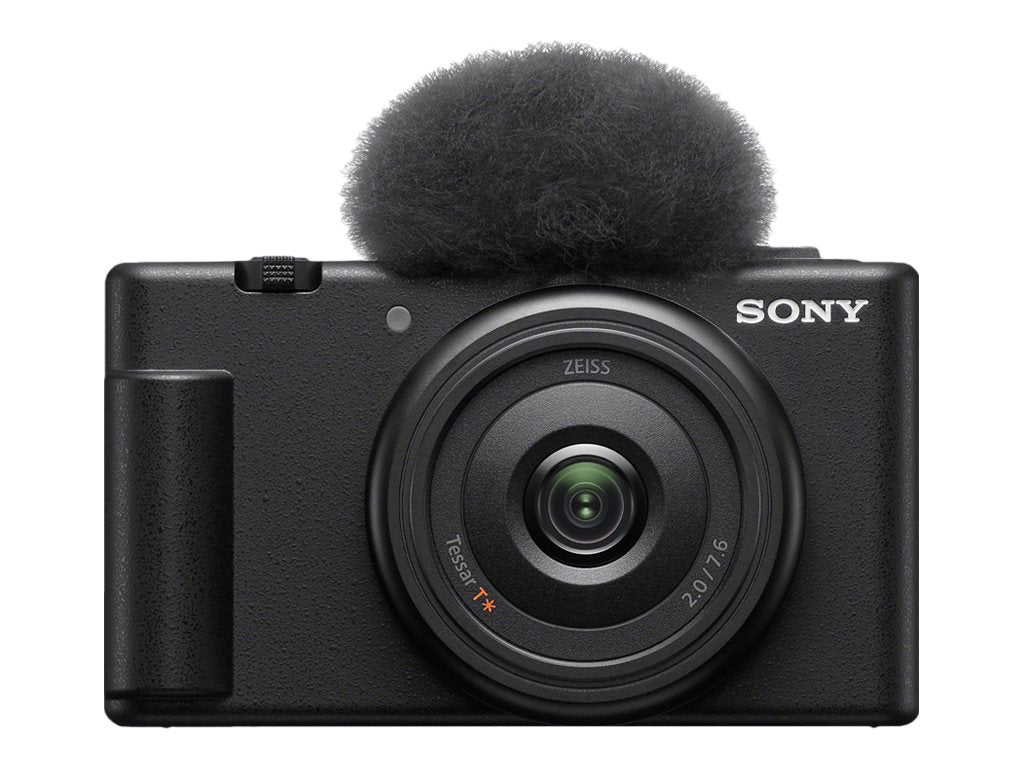 Sony Vlog Kamera ZV-1F - Klapp- und drehbares Display, 4K Video, Slow- Motion, Vlog Funktionen
