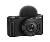 Sony Vlog Kamera ZV-1F - Klapp- und drehbares Display, 4K Video, Slow- Motion, Vlog Funktionen