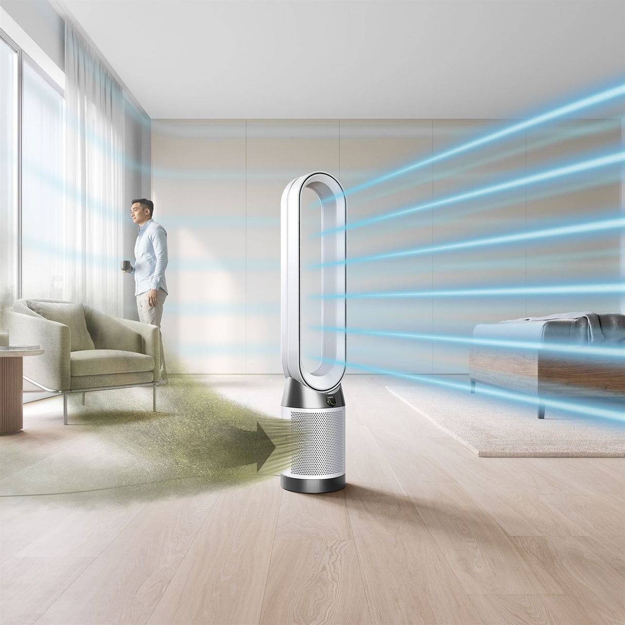 Dyson TP10 Purifier Cool Gen1 Luftreiniger/Ventilator - Weiß
