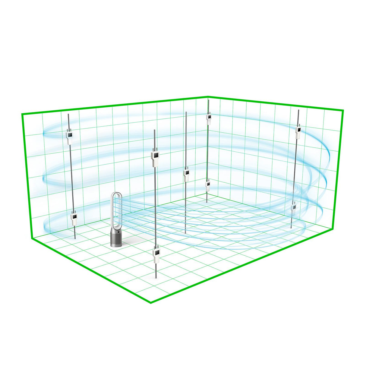 Dyson TP10 Purifier Cool Gen1 Luftreiniger/Ventilator - Weiß