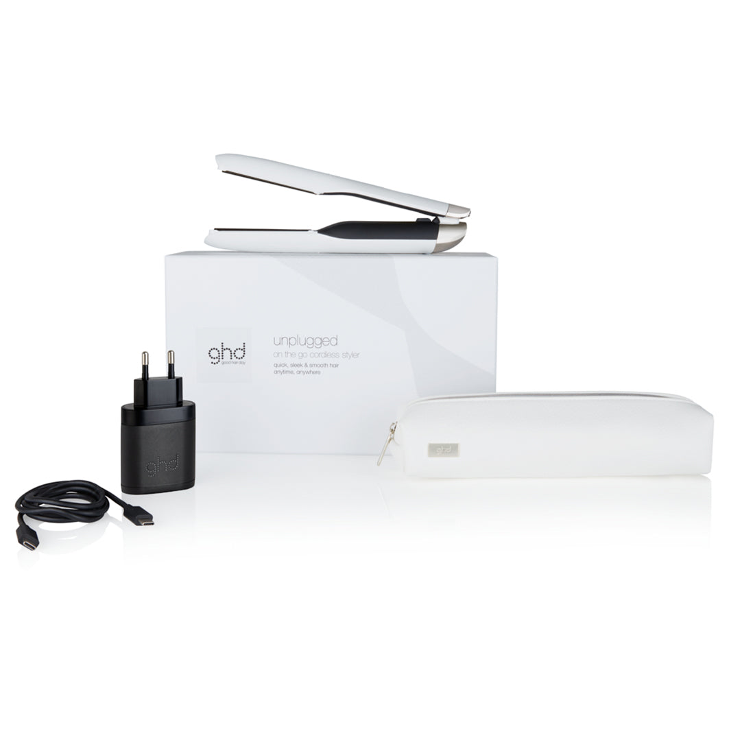 ghd Glätteisen unplugged Styler weiß