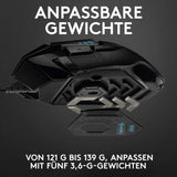 Logitech Gaming Maus G502 Hero mit Kabel schwarz