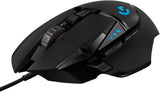 Logitech Gaming Maus G502 Hero mit Kabel schwarz