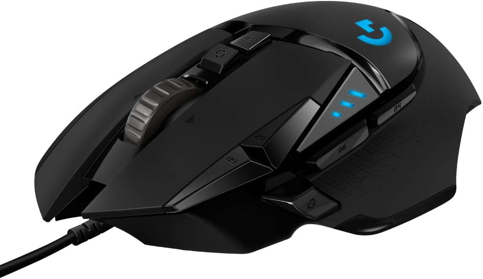 Logitech Gaming Maus G502 Hero mit Kabel schwarz