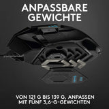Logitech Gaming Maus G502 Hero mit Kabel schwarz