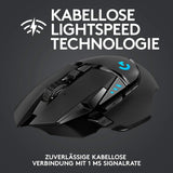 Logitech Gaming Maus G502 Lightspeed kabellos schwarz