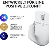Logitech Mouse MX Master 3S ergonomisch weiß