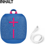 Logitech UE WONDERBOOM 3 Bluetooth Lautsprecher Performance Blue