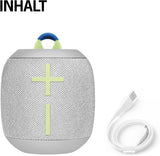 Logitech UE WONDERBOOM 3 Bluetooth Lautsprecher grau