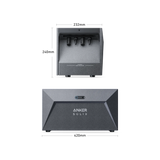 Anker SOLIX Balkonkraftwerk 2x RS50B Panel 540W MI80 800W mit Solarbank E1600 ohne Halterung