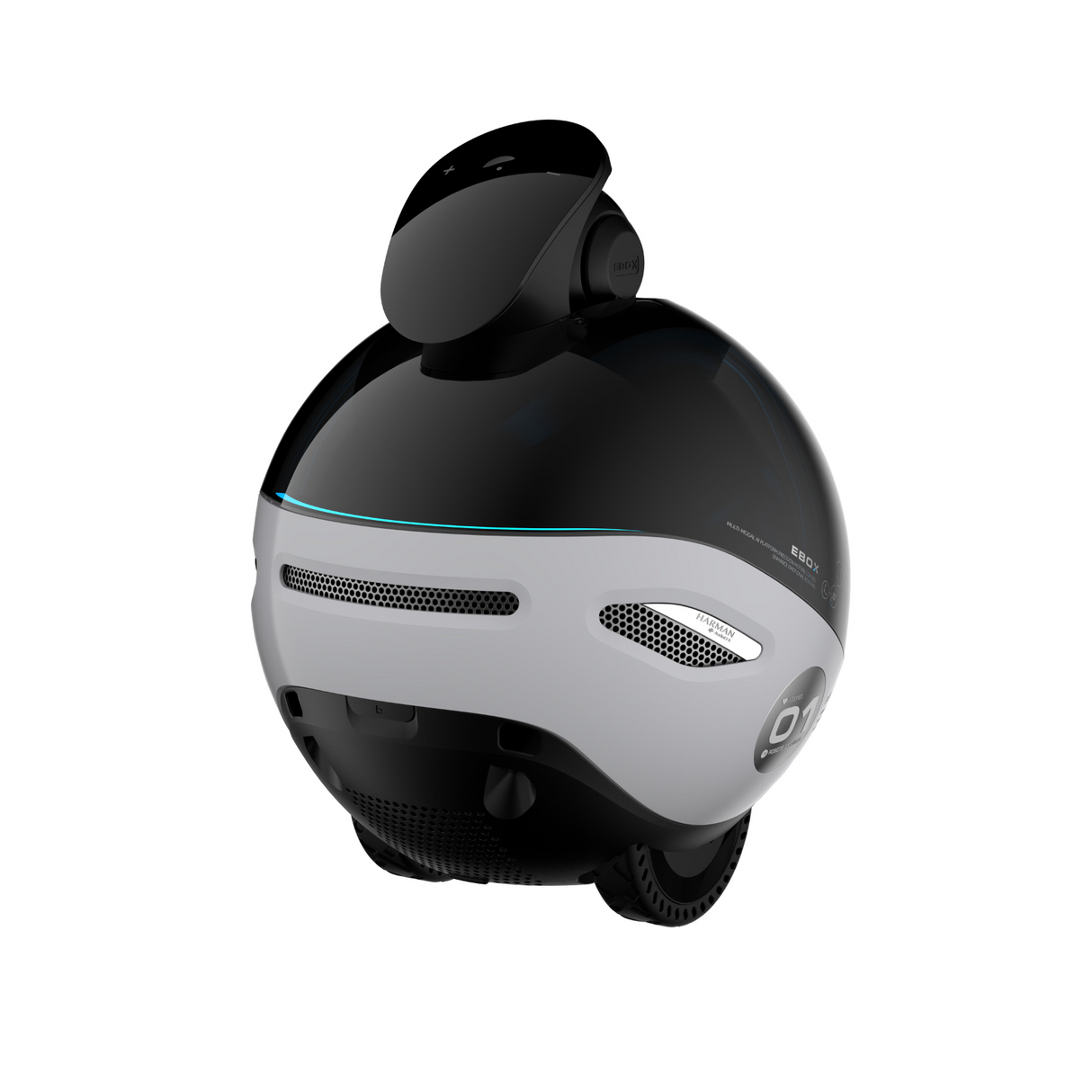 ENABOT EBO X 4k Haustierroboter Kamera Gimbal VSLAM Alexa Projektor