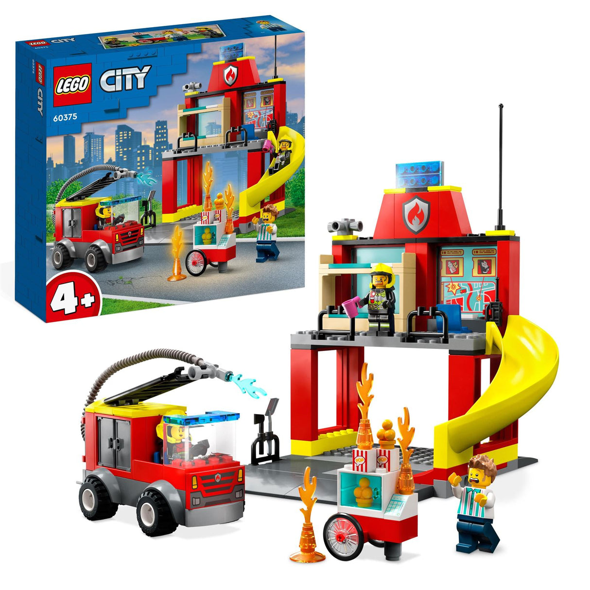 LEGO City Feuerwehrstation und Löschauto